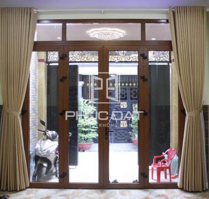 Công trình nhôm kính nhà phố đường Gò Xoài, Tân Phú, Tp HCM