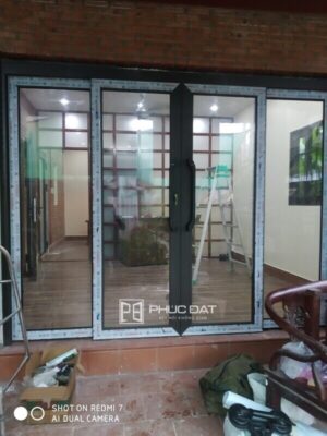 Công trình cửa nhôm cao cấp lắp đặt tại Hưng Long, Bình Chánh, TPHCM