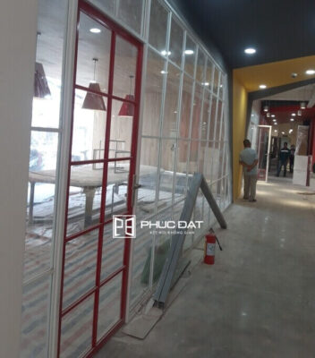 Công trình nhôm kính văn phòng Casumina tại TPHCM
