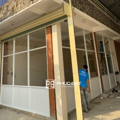 Công trình vách nhôm & cửa nhôm hệ 700 Đài Loan thi công tại TPHCM